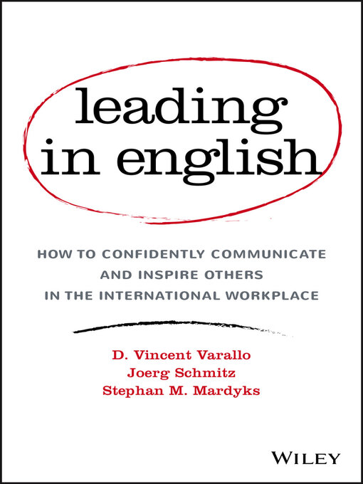 Title details for Leading in English by D. Vincent Varallo - Wait list